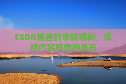 CSDN博客的审核机制，保障内容质量的基石